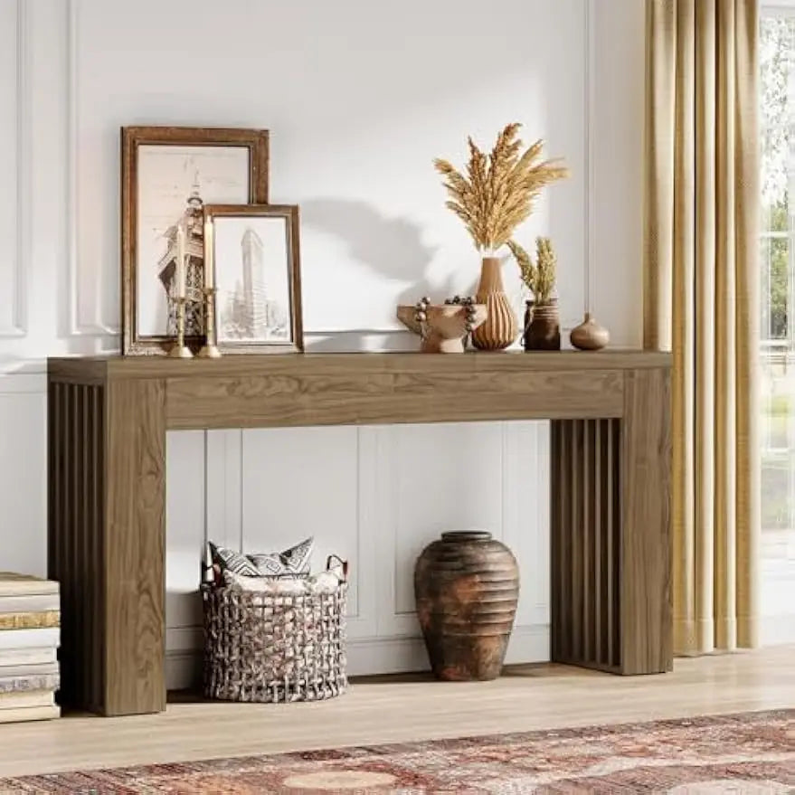 Little Tree Console Table Farmhouse Entryway Sofa Table