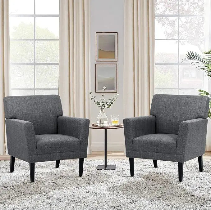 OEING Modern Upholstered Accent Armchairs For Living Room