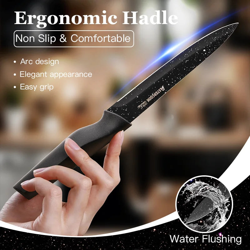 Astercook German High Carbon Stainless Knife Set Pro Series