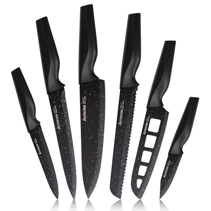 Astercook German High Carbon Stainless Knife Set Pro Series