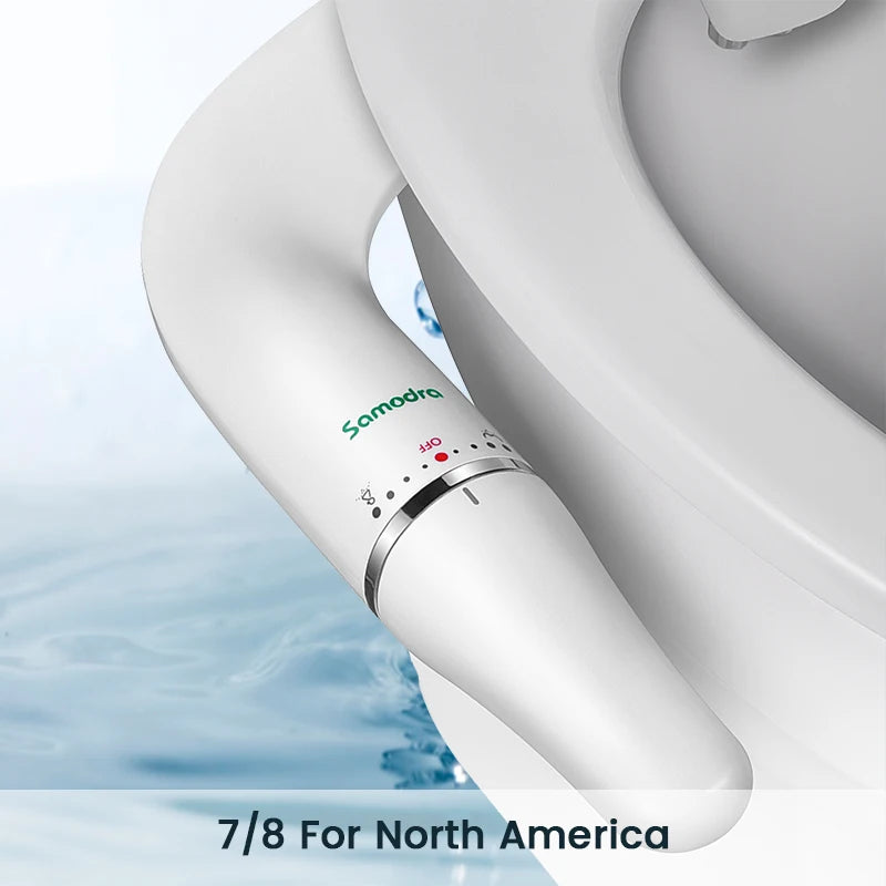 SAMODRA Ultra Slim Bidet Toilet Seat Attachment With Water