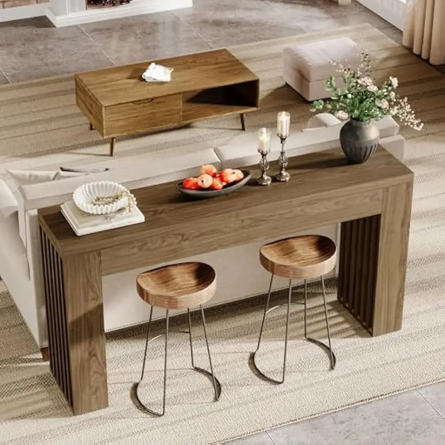 Little Tree Console Table Farmhouse Entryway Sofa Table