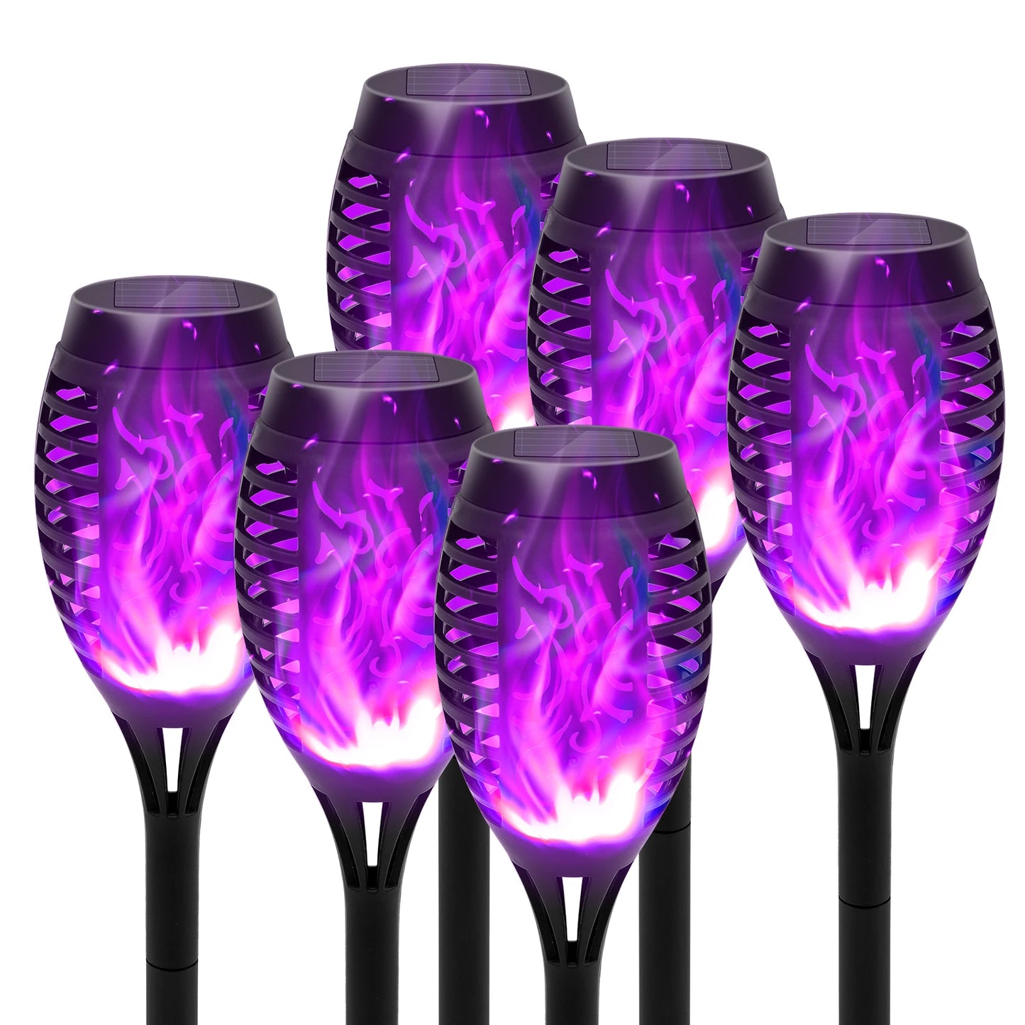 Led Solar Flame Light Outdoor Flickering Torch Lamp