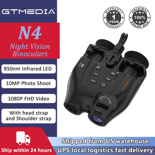 GTMEDIA N4 Night Vision Binoculars with Infrared Goggles