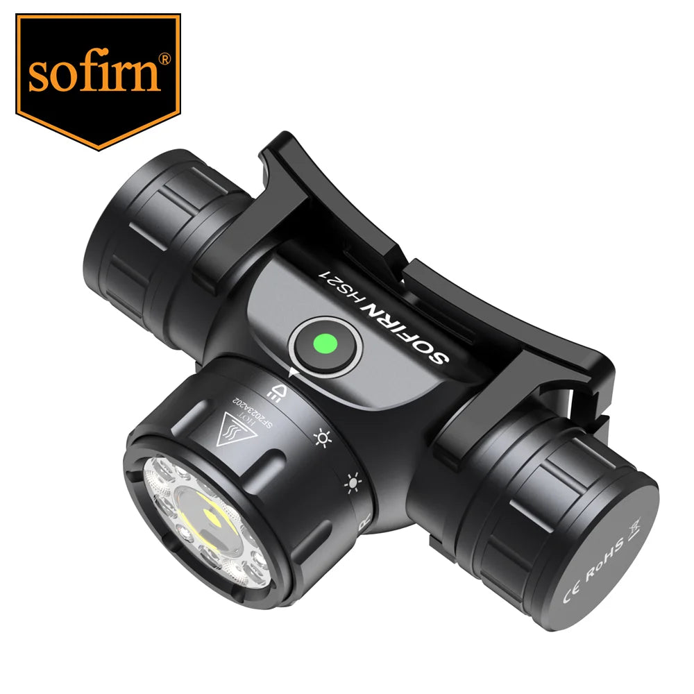 Sofirn HS21 2000lm EDC LED Headlamp USB C Rechargeable