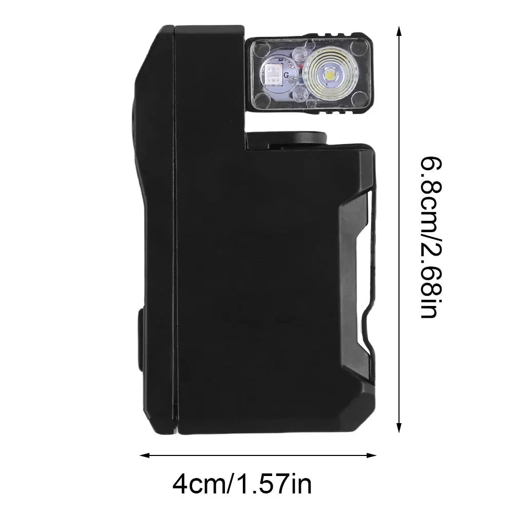 Alloet Rechargeable EDC Flashlight 400 Magnetic Keychain