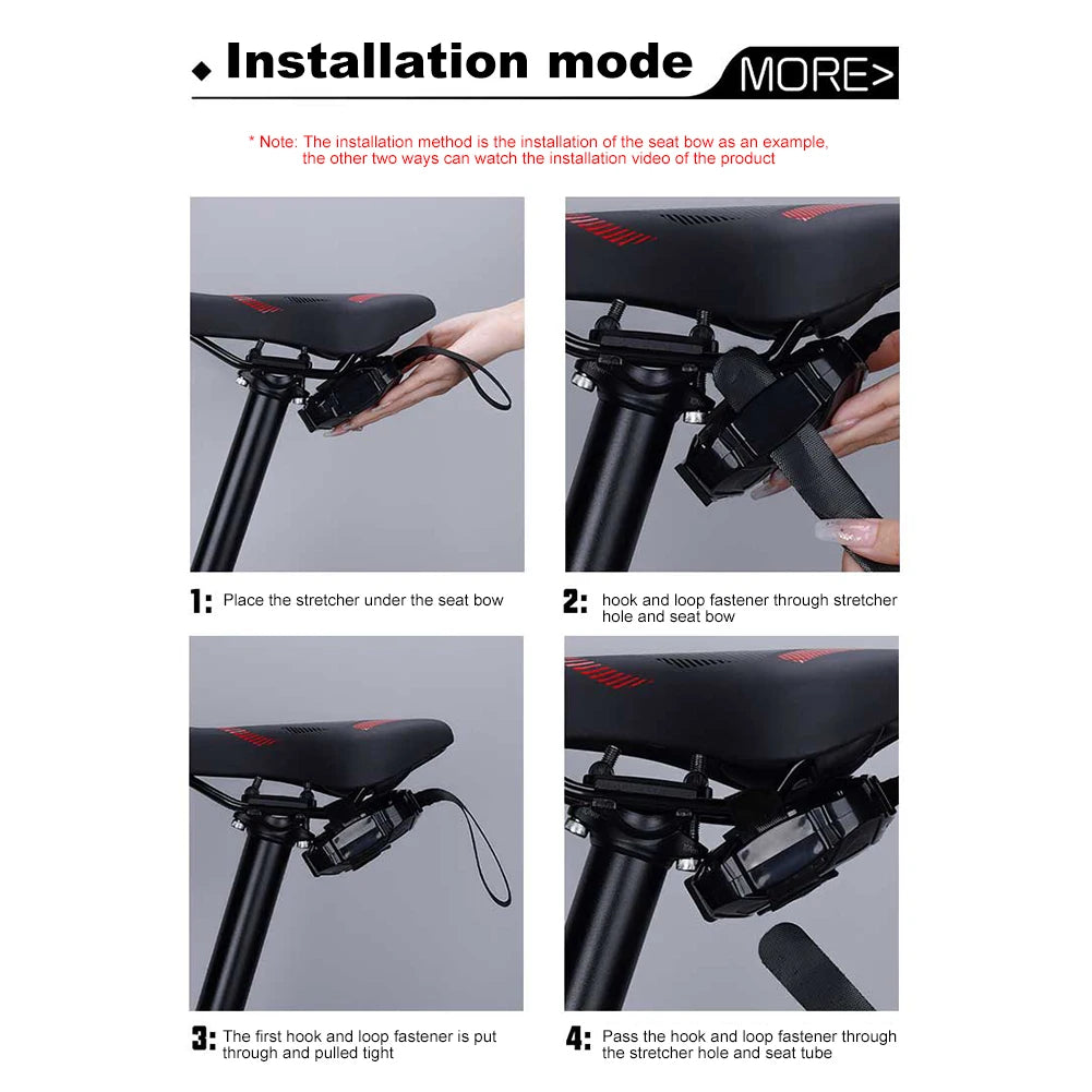 Shunmaii Retractable Bicycle Tow Rope For Parent Child