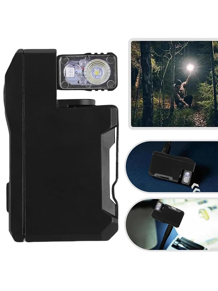 Alloet Rechargeable EDC Flashlight 400 Magnetic Keychain