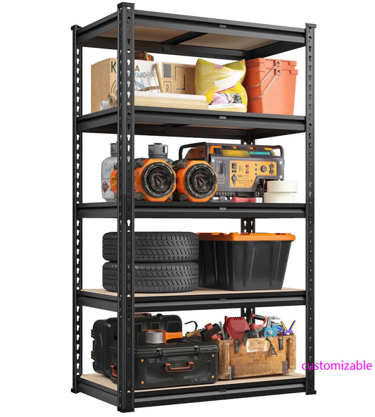 XMSJ 5 Tier Garage Shelving Heavy Duty Storage Shelves