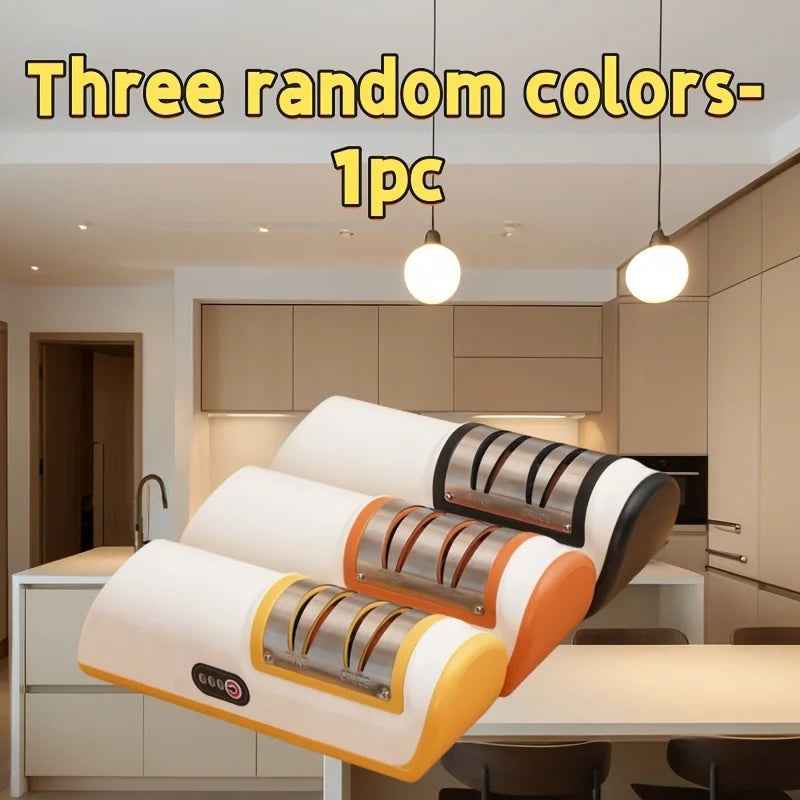 Electric Knife Sharpener Multifunction 4 Gears Kitchen