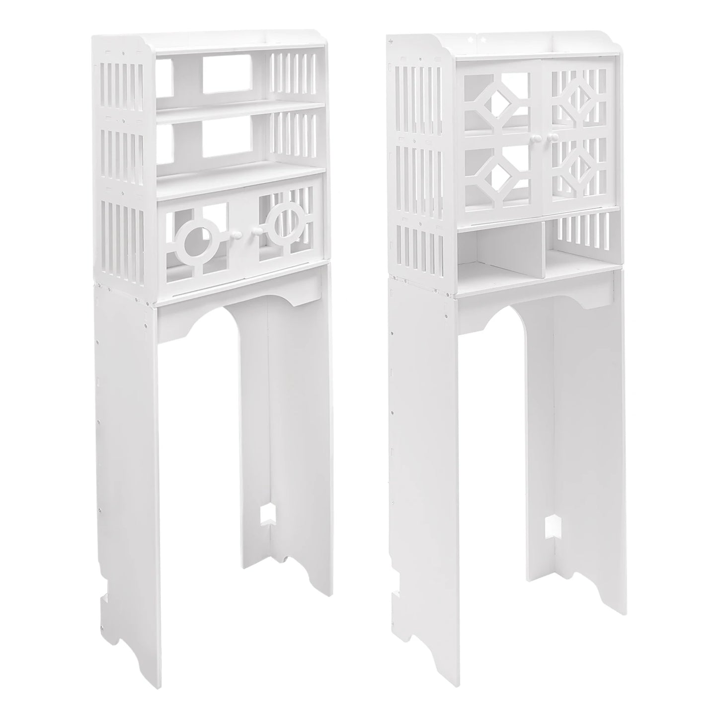 Hign-concerned 4 Tier Over Toilet Cabinet Organizer Shelf