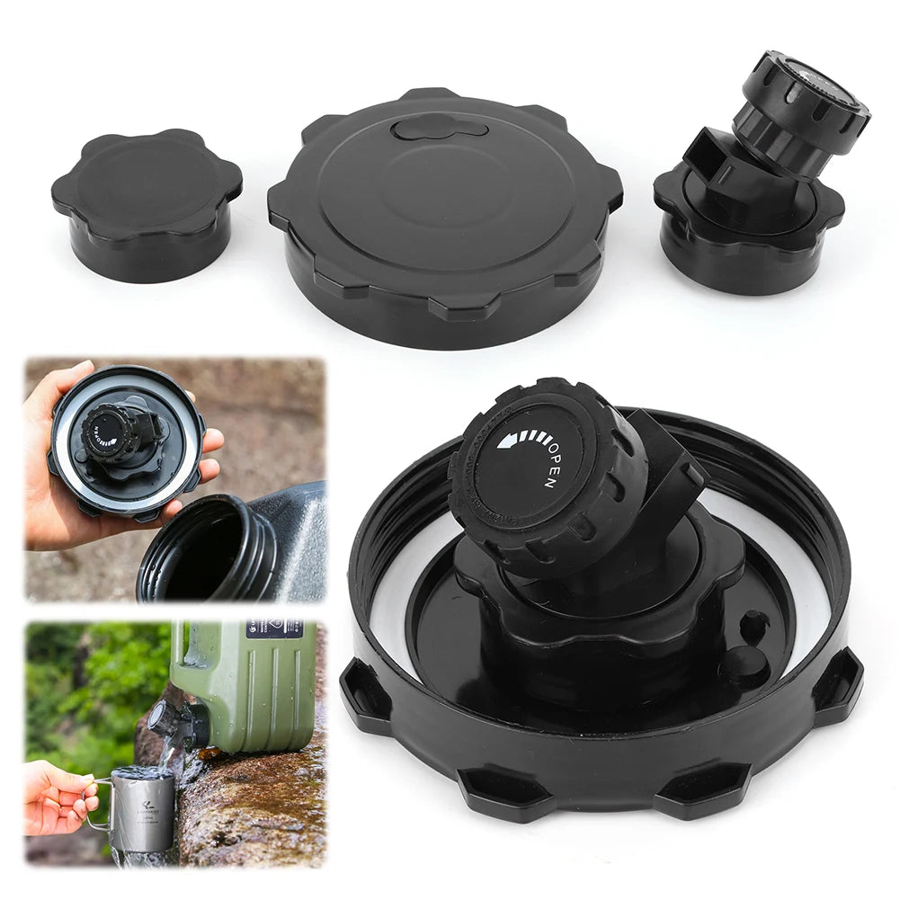 APWIKOGE Camping Water Bucket Cover With Faucet Leak Proof