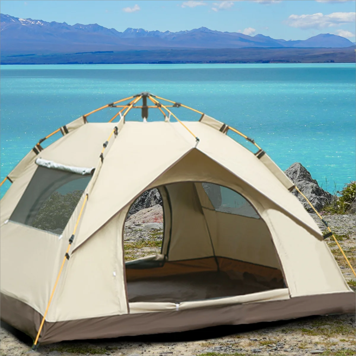 Pakicetus Outdoor Shelter Sunshade Tent With Two Doors