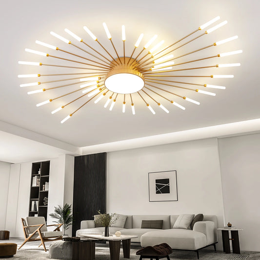 Modern LED Ceiling Light Fixture For Living Room And Bedroom