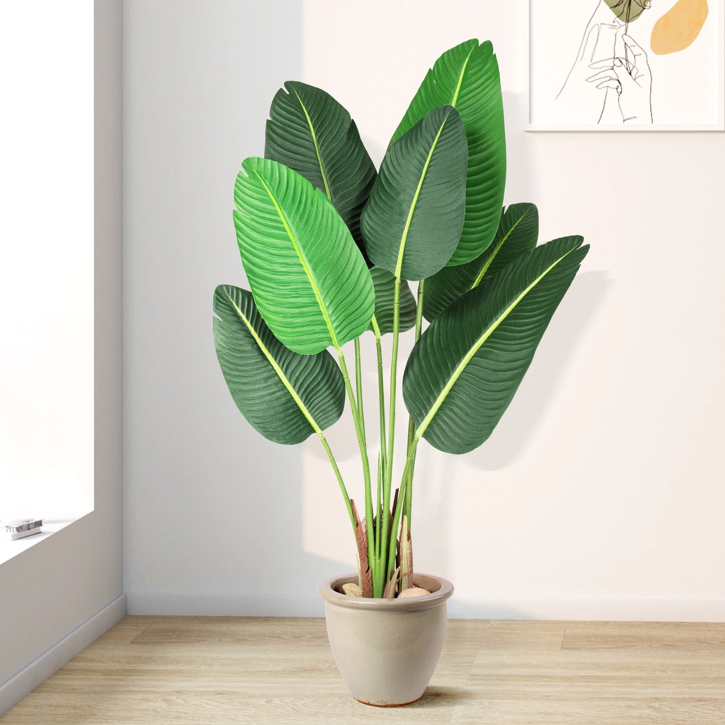 Twister CKCN Artificial Bird Of Paradise Plant Banana Leaf