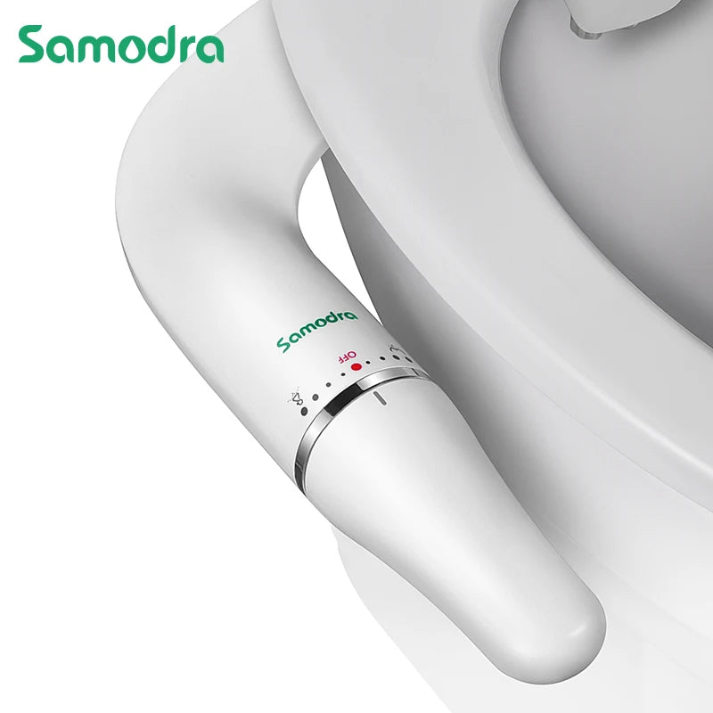 SAMODRA Ultra Slim Bidet Toilet Seat Attachment With Water