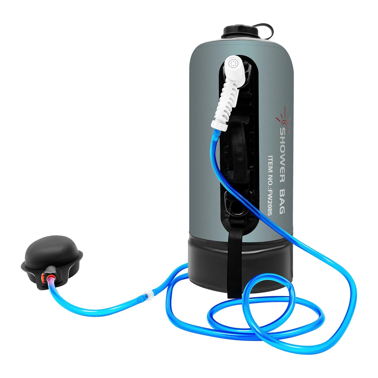 Electric Camping Shower Bag With Auto Pressure Pump