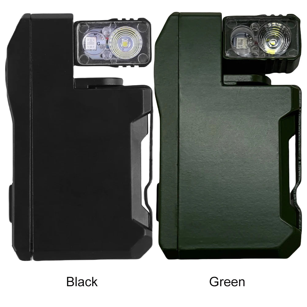 Alloet Rechargeable EDC Flashlight 400 Magnetic Keychain