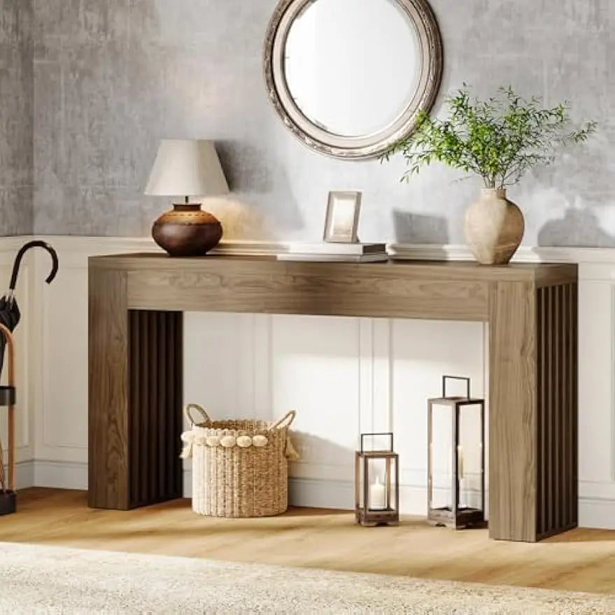 Little Tree Console Table Farmhouse Entryway Sofa Table