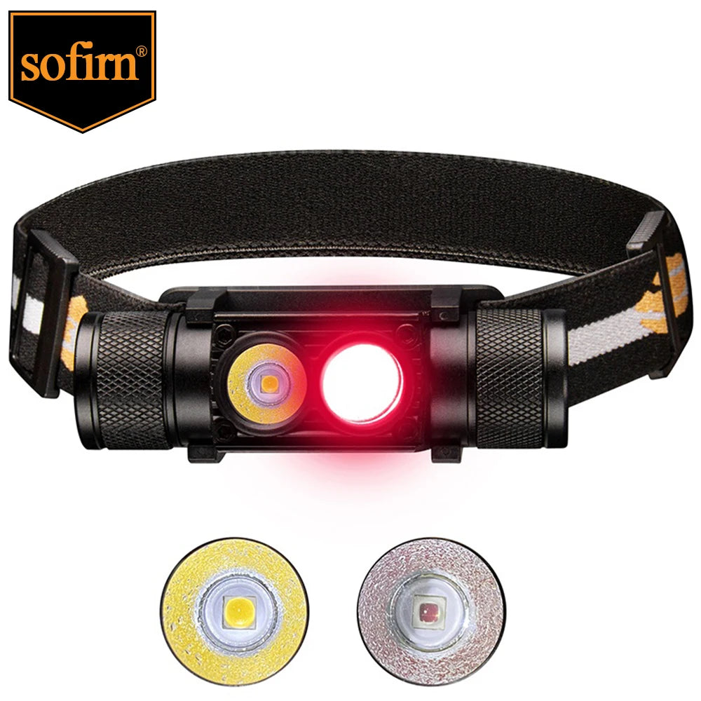 Sofirn H25LR LED Headlamp 90 CRI Rechargeable Flashlight
