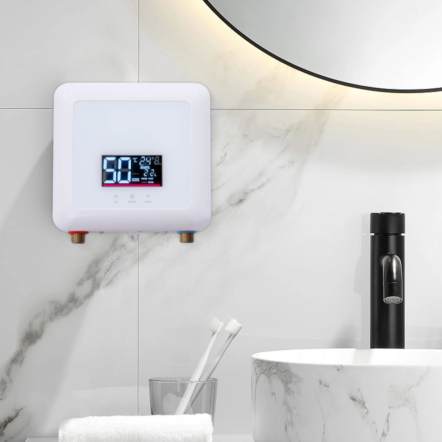 Tankless Electric Water Heater 5500W 110V On Demand