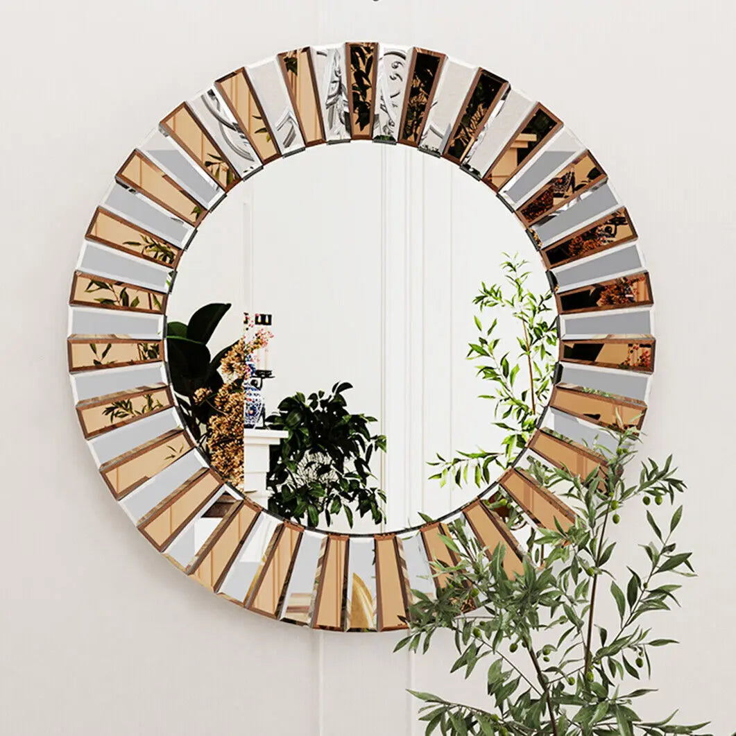 BORWARTH Round Mirror Wall Decor for Hallway Entrance