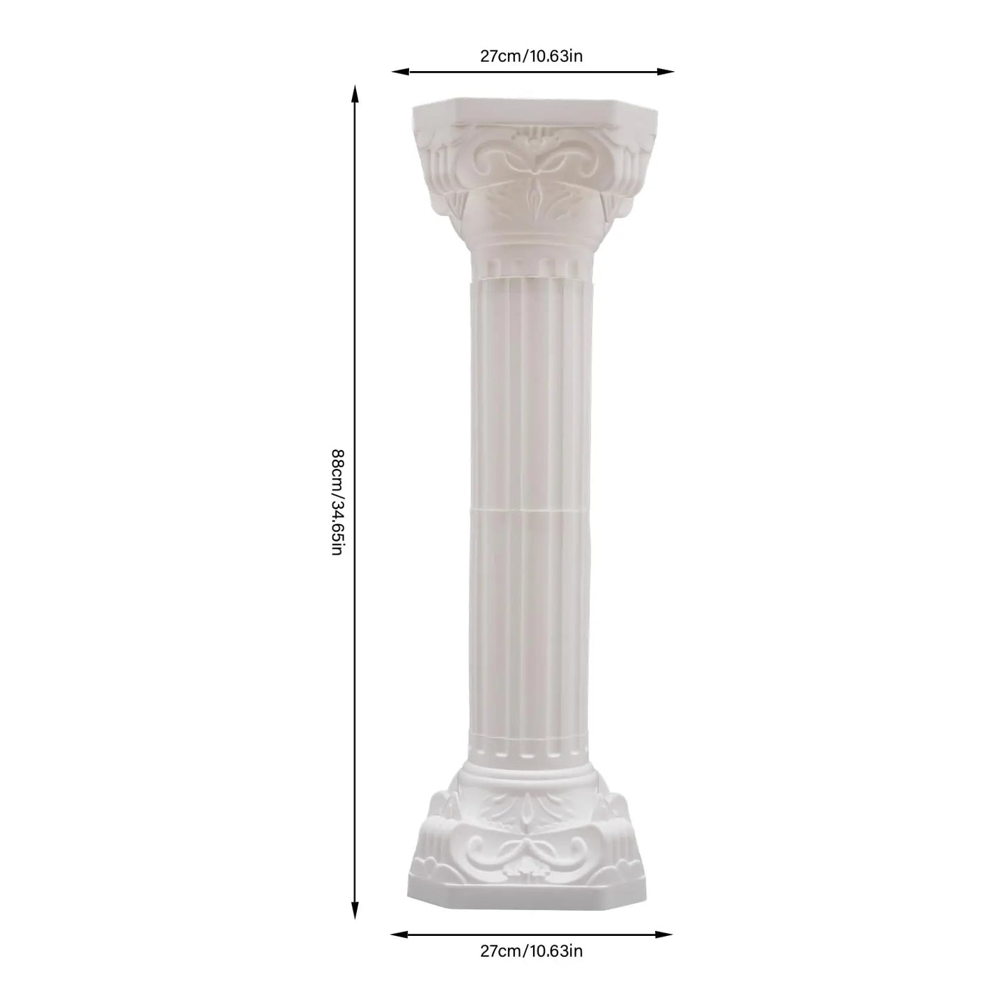 Hignconcerned Wedding Roman Column Pillars White Plastic