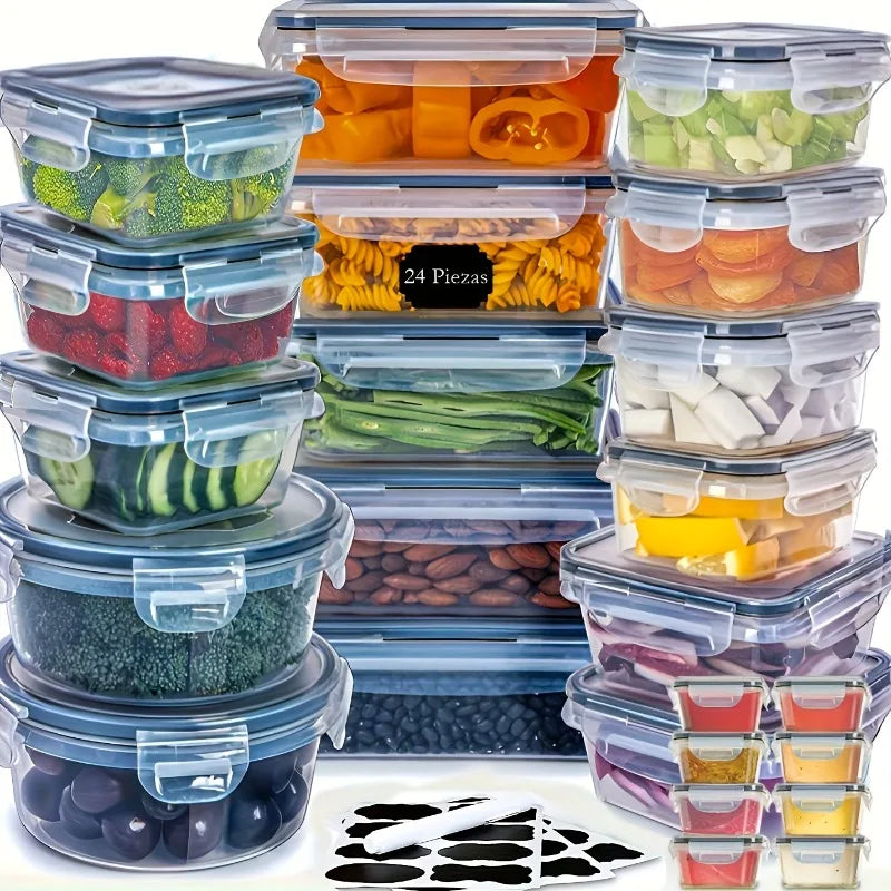 Hign Concerned 48Pcs BPA Free Food Storage Set With Lids
