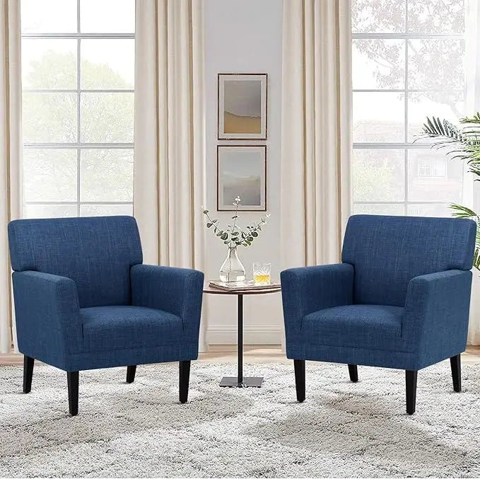OEING Modern Upholstered Accent Armchairs For Living Room