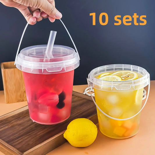 Hign-concerned Plastic Cups With Lids And Straws Reusable