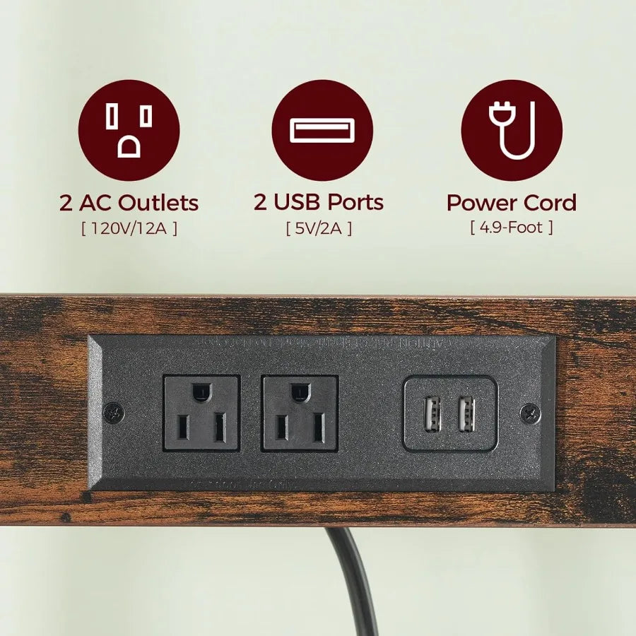 Hign-concerned Bakers Rack With Drawer Microwave Stand