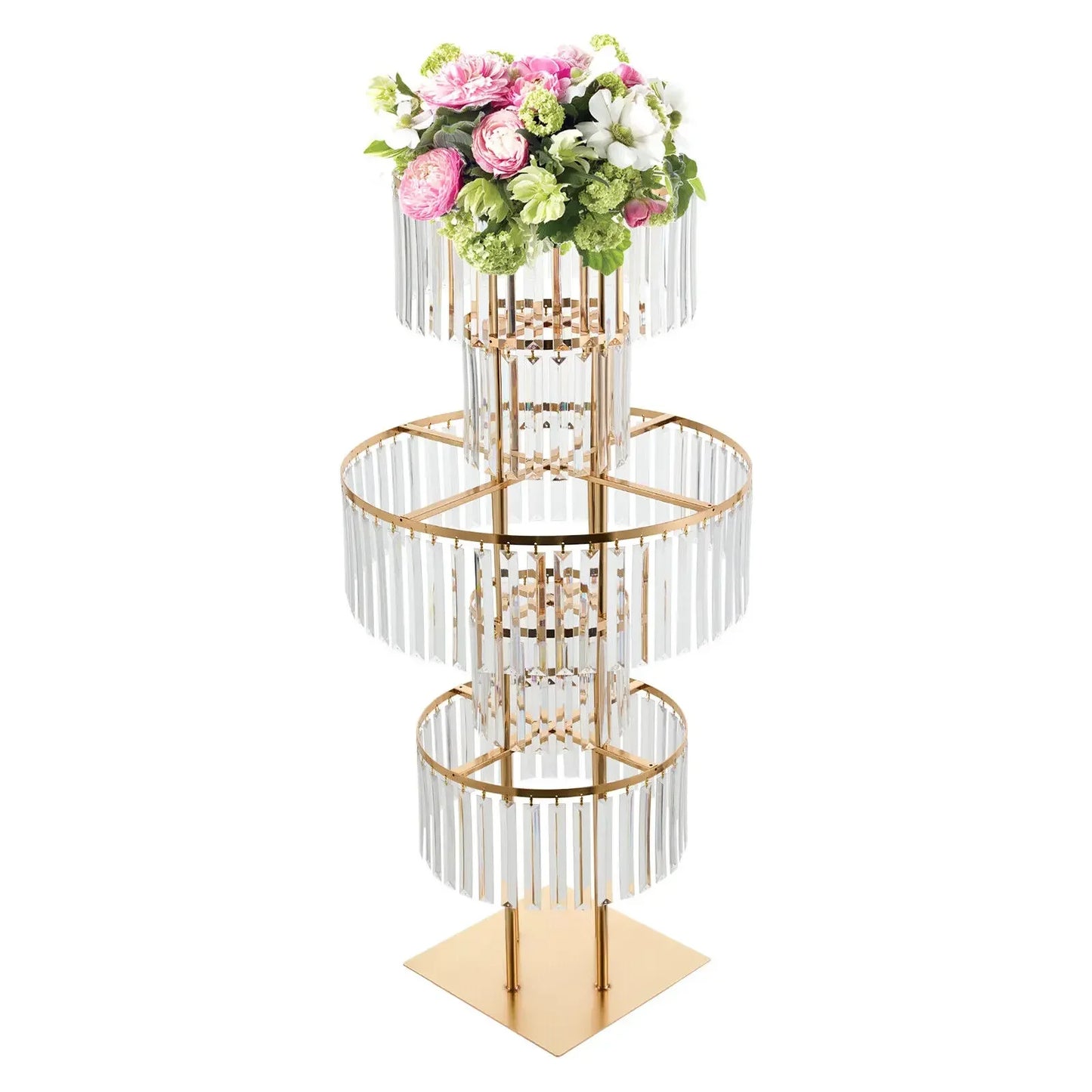 Hign-concerned Free Standing 5 Tier Centerpiece Stand