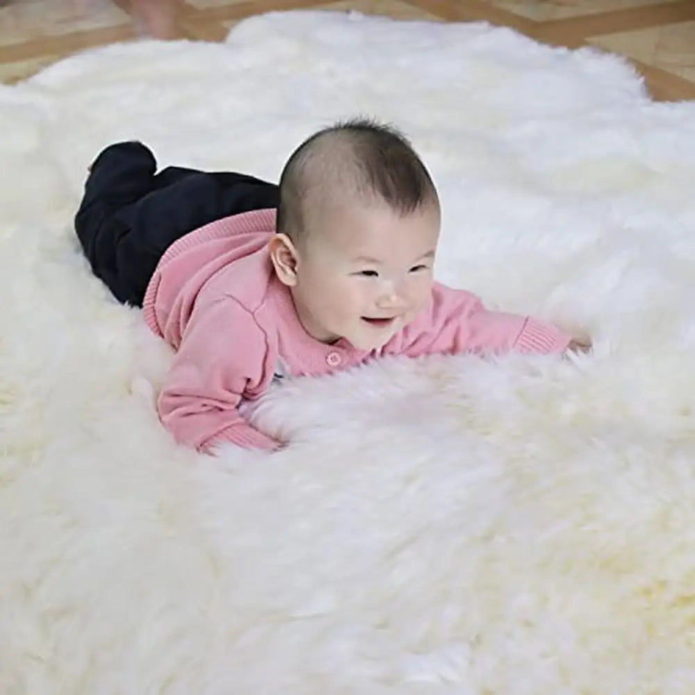 Dutrieux Australian Sheepskin Rug Genuine Soft Fluffy Wool