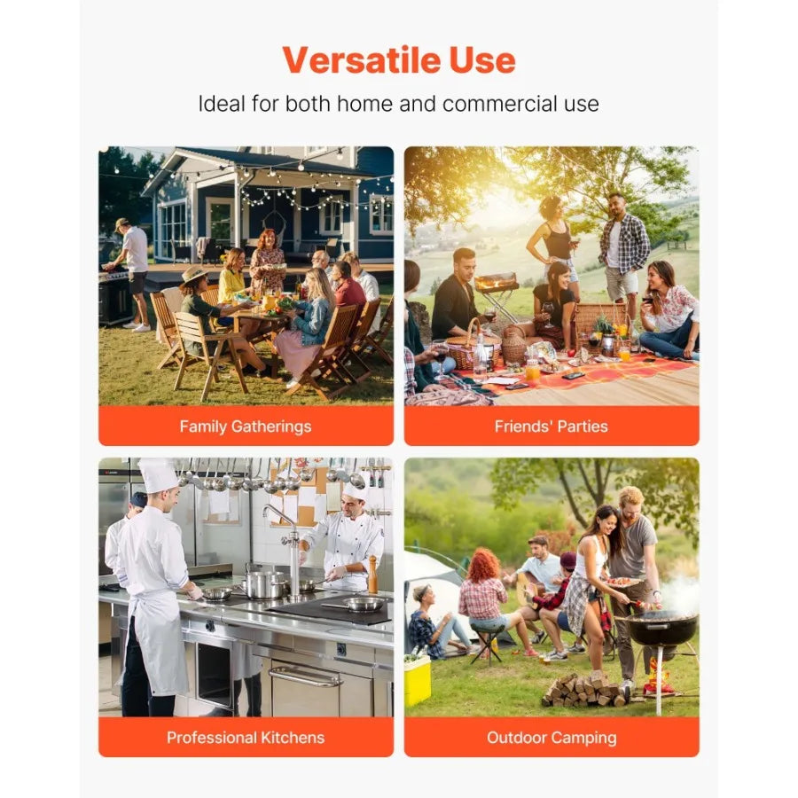 Hign-Concerned Griddle Kit Flat Top Grill Spatula Set