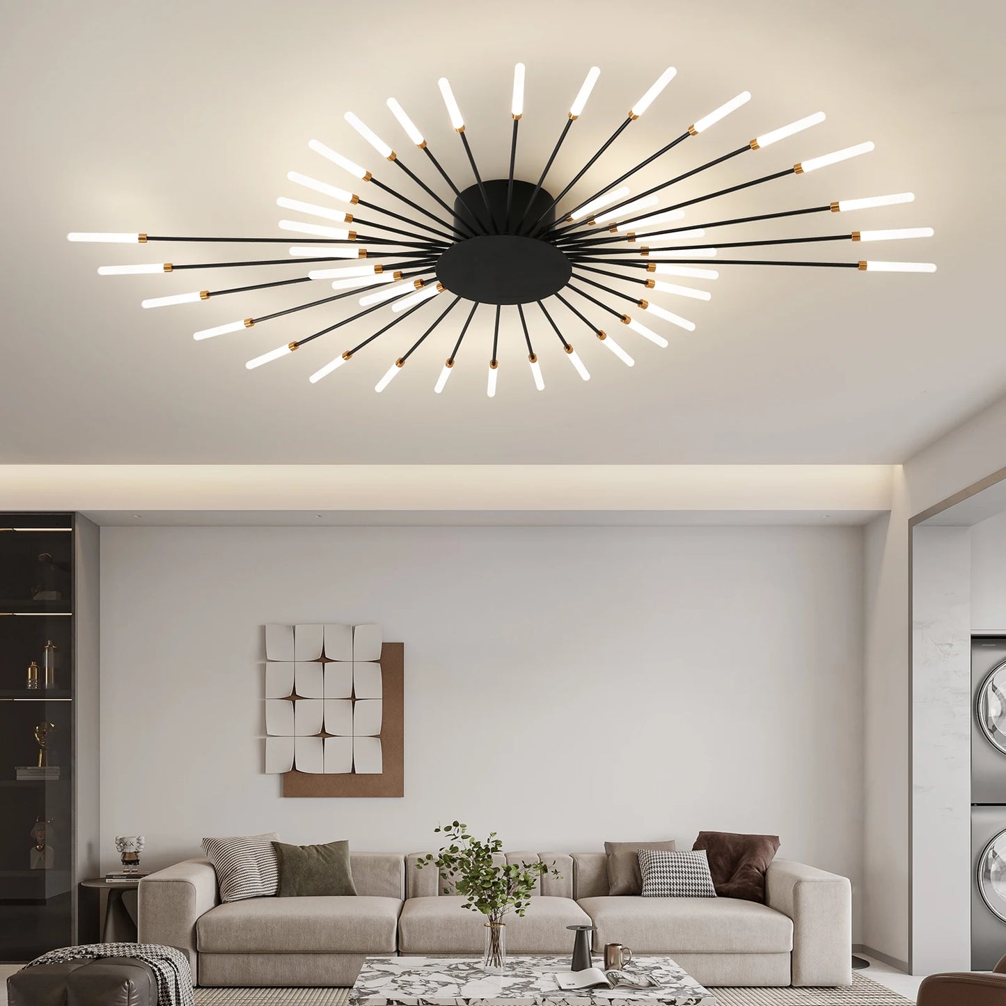 Modern LED Ceiling Light Fixture For Living Room And Bedroom