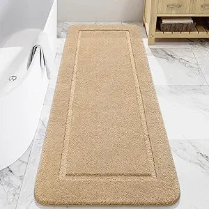 Hign-concerned Soft Microfiber Bath Rug Non Slip Runner