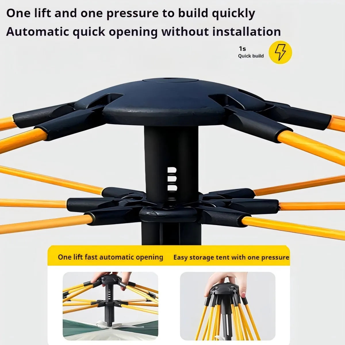 Pakicetus Outdoor Shelter Sunshade Tent With Two Doors