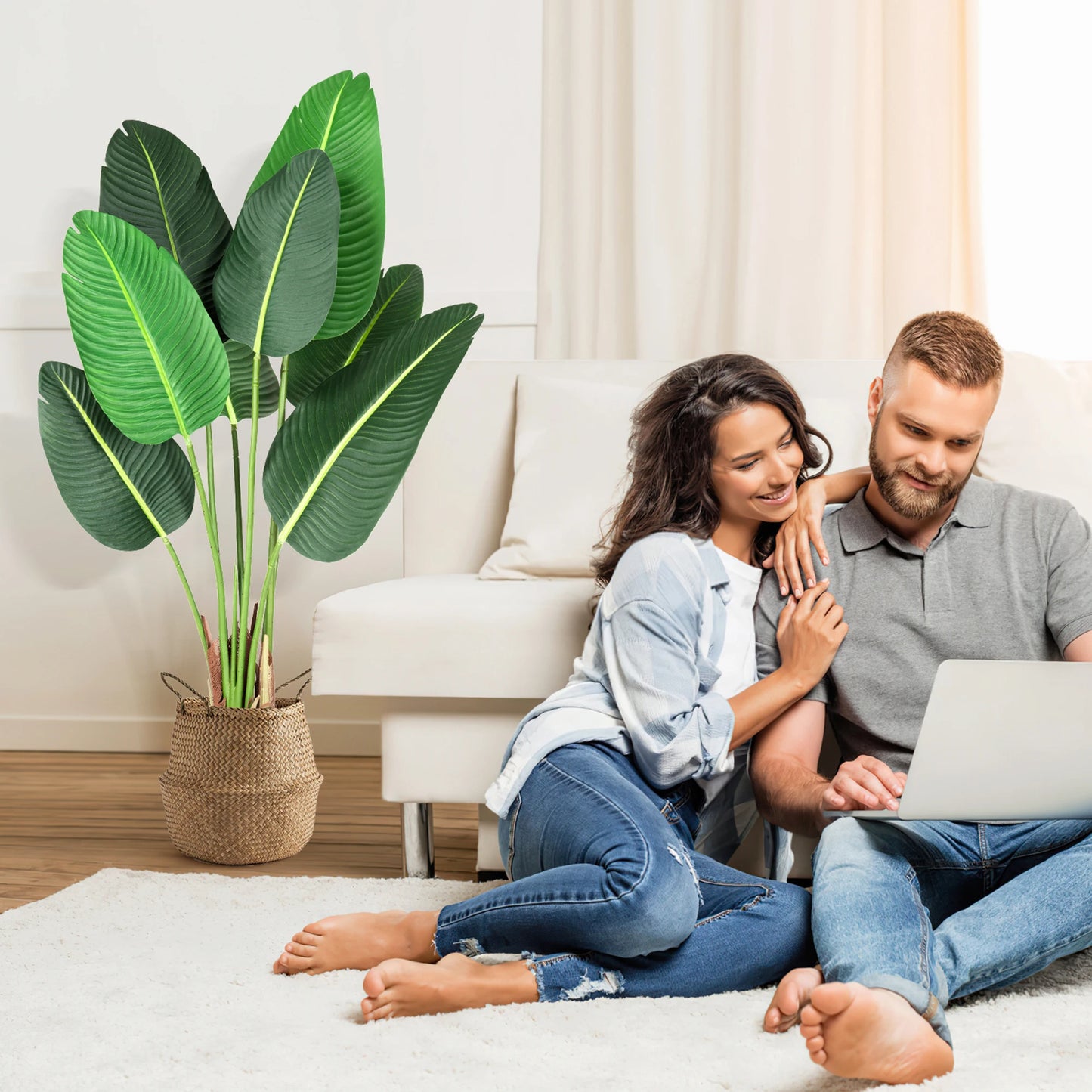 Twister CKCN Artificial Bird Of Paradise Plant Banana Leaf