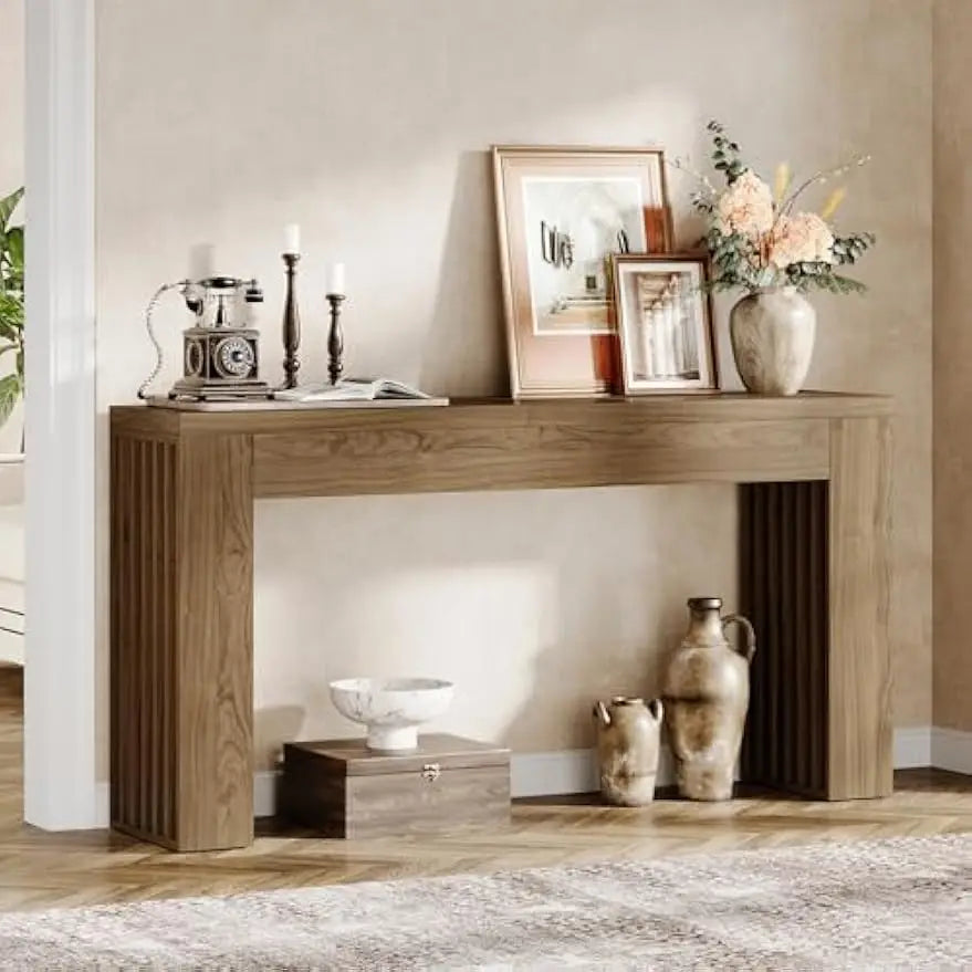 Little Tree Console Table Farmhouse Entryway Sofa Table