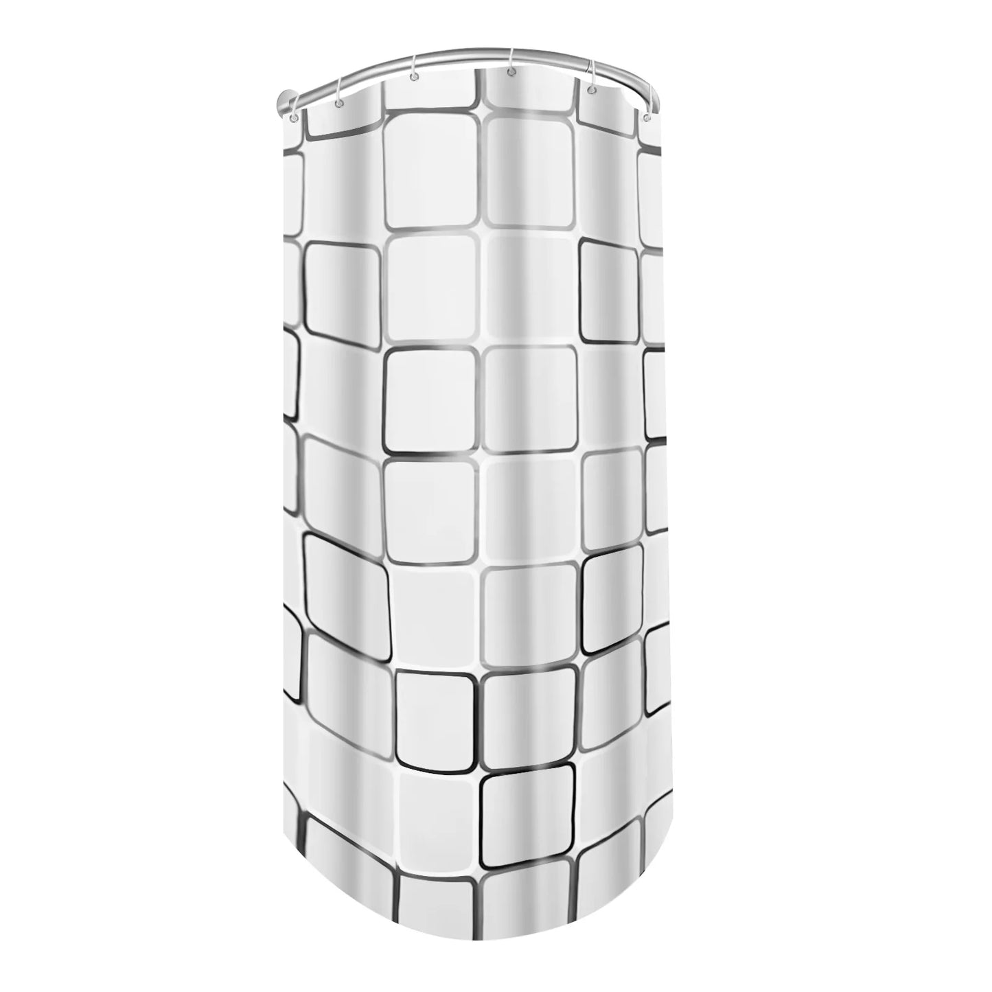 Craft of Weaving Stainless Curved Corner Shower Rod U Shaped