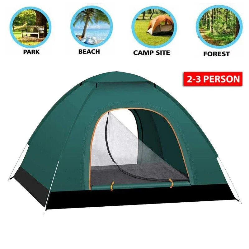 Building Pop Up Camping Tent 2 3 Person Waterproof Quality