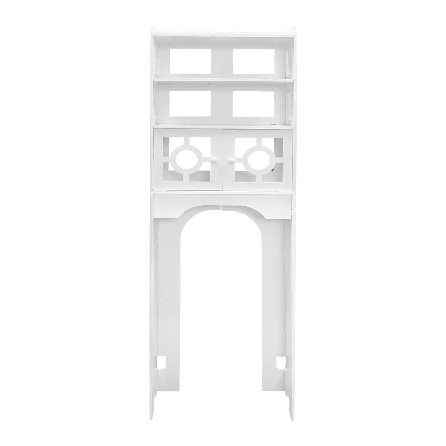 Hign-concerned 4 Tier Over Toilet Cabinet Organizer Shelf