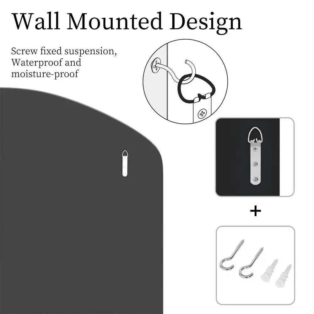 BORWARTH Arched Venetian Mirror With Beveled Glass Frame