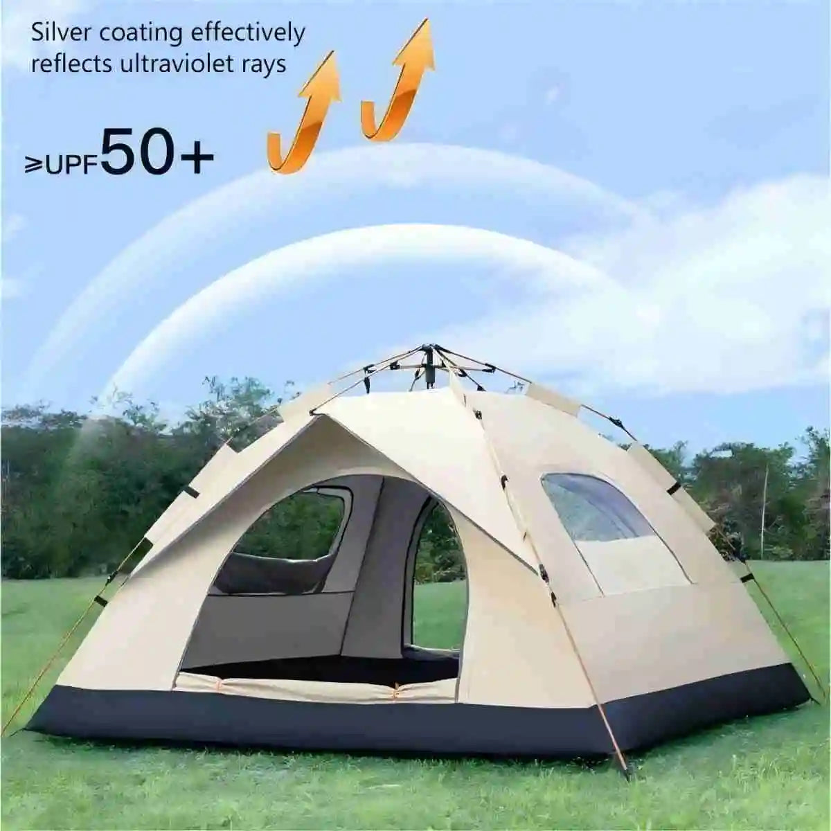 Pakicetus Outdoor Shelter Sunshade Tent With Two Doors